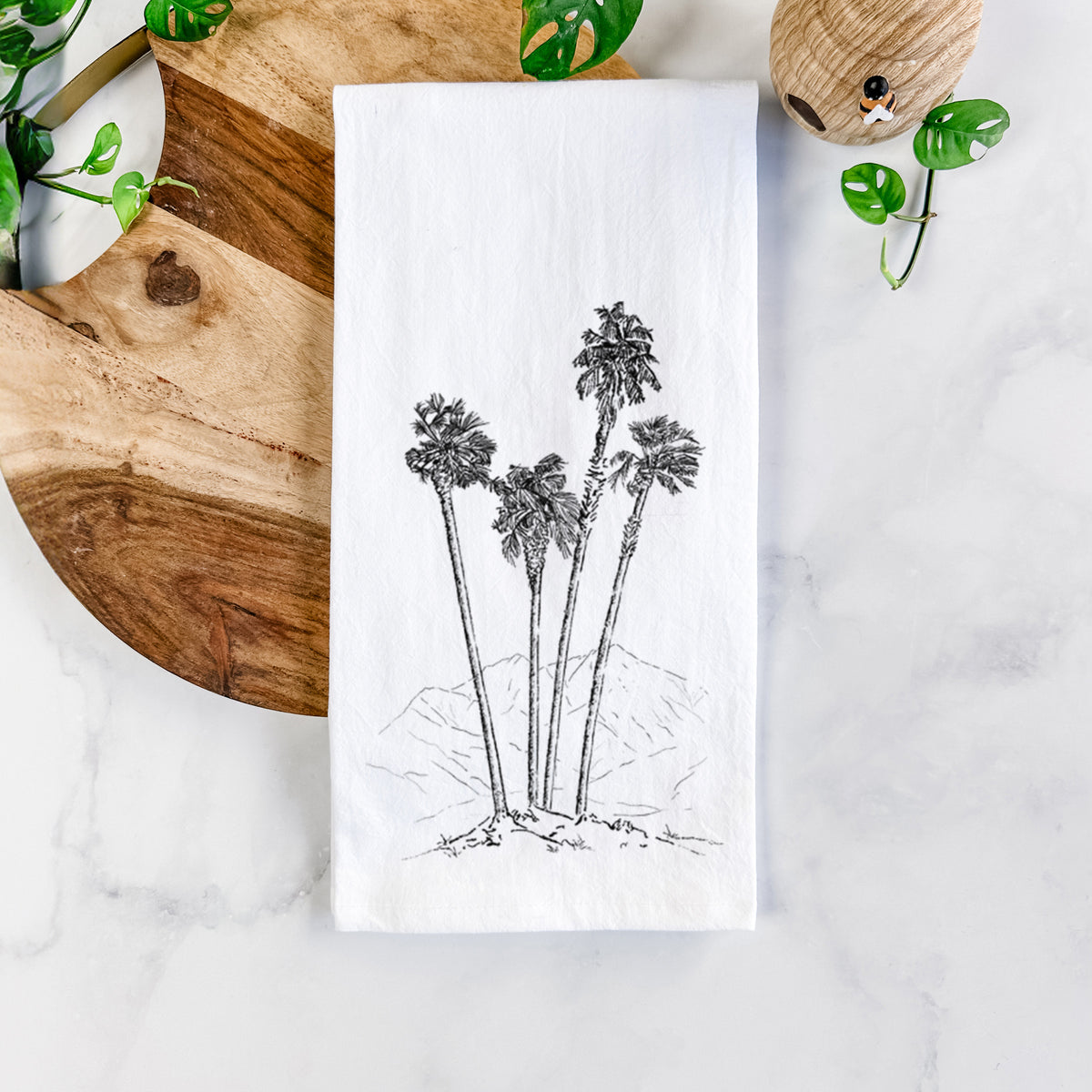 Desert Palms - Mexican Fan Palm - Washingtonia robusta Tea Towel