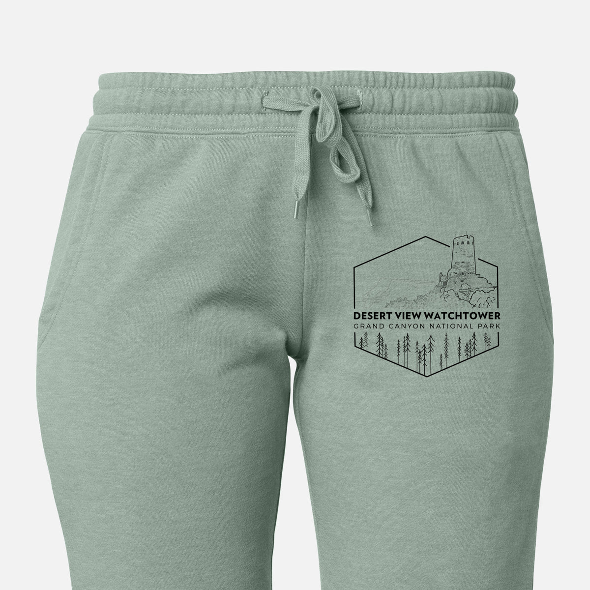 Desert View Watchtower - Grand Canyon National Park - Women's Cali Wave Jogger Sweatpants