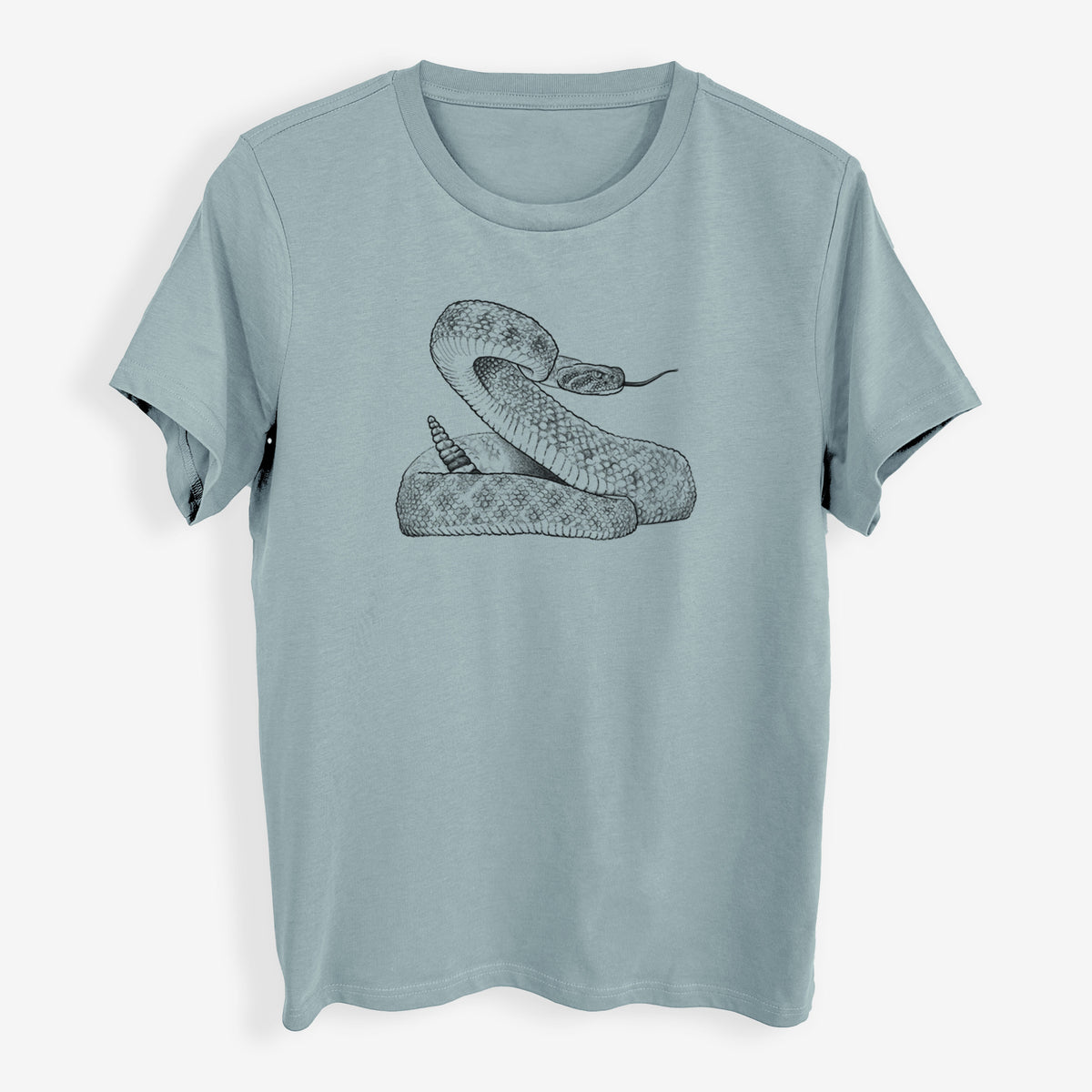 Western Diamondback Rattlesnake - Crotalus atrox - Womens Everyday Maple Tee