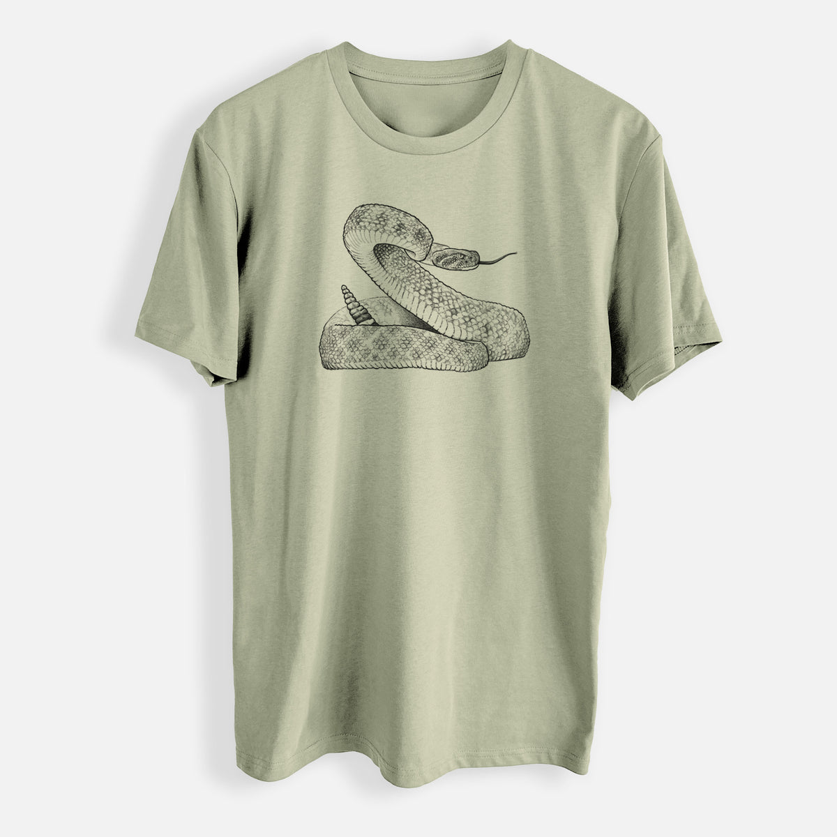 Western Diamondback Rattlesnake - Crotalus atrox - Mens Everyday Staple Tee