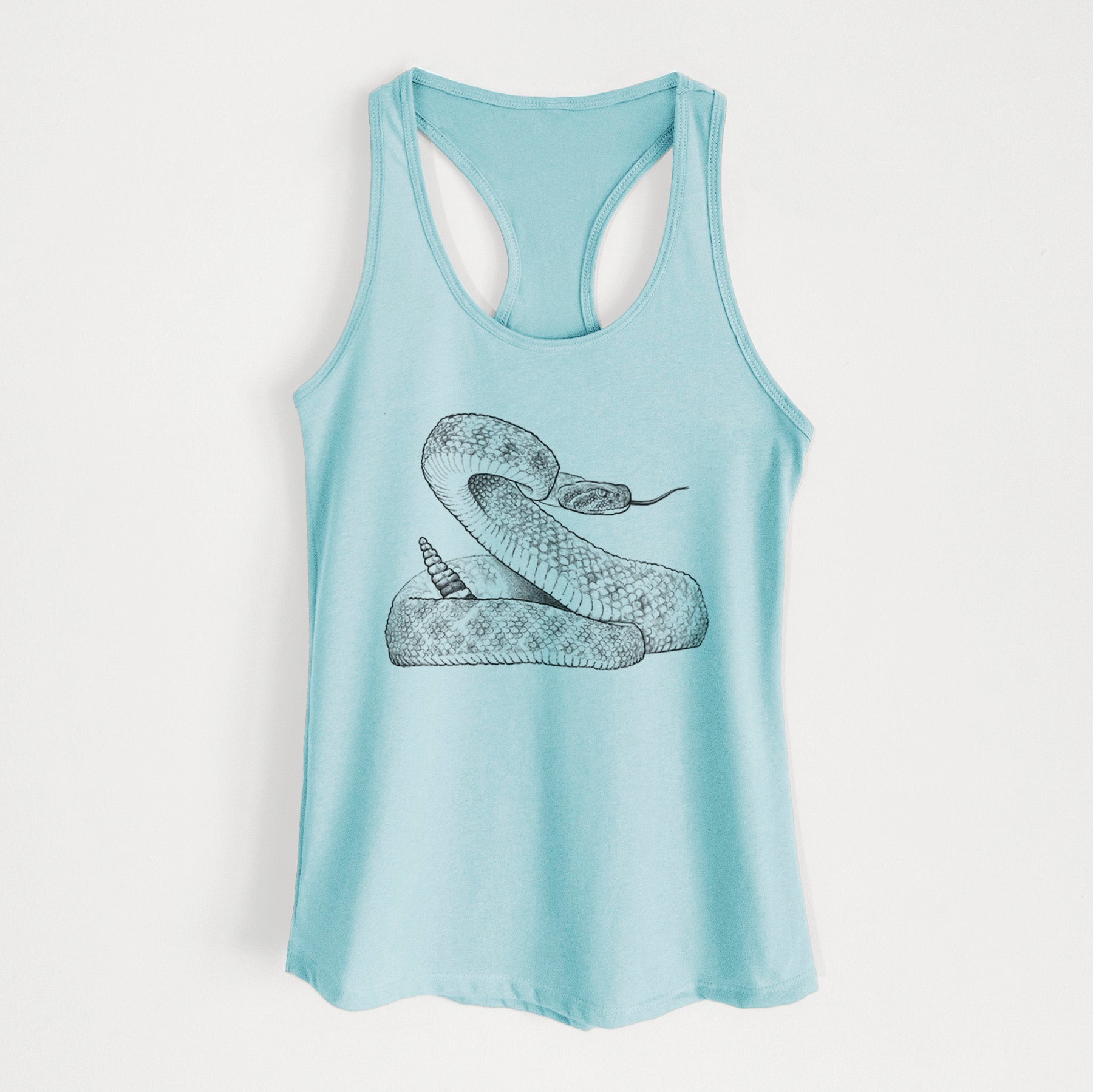 Western Diamondback Rattlesnake - Crotalus atrox - Women's Racerback Tanktop