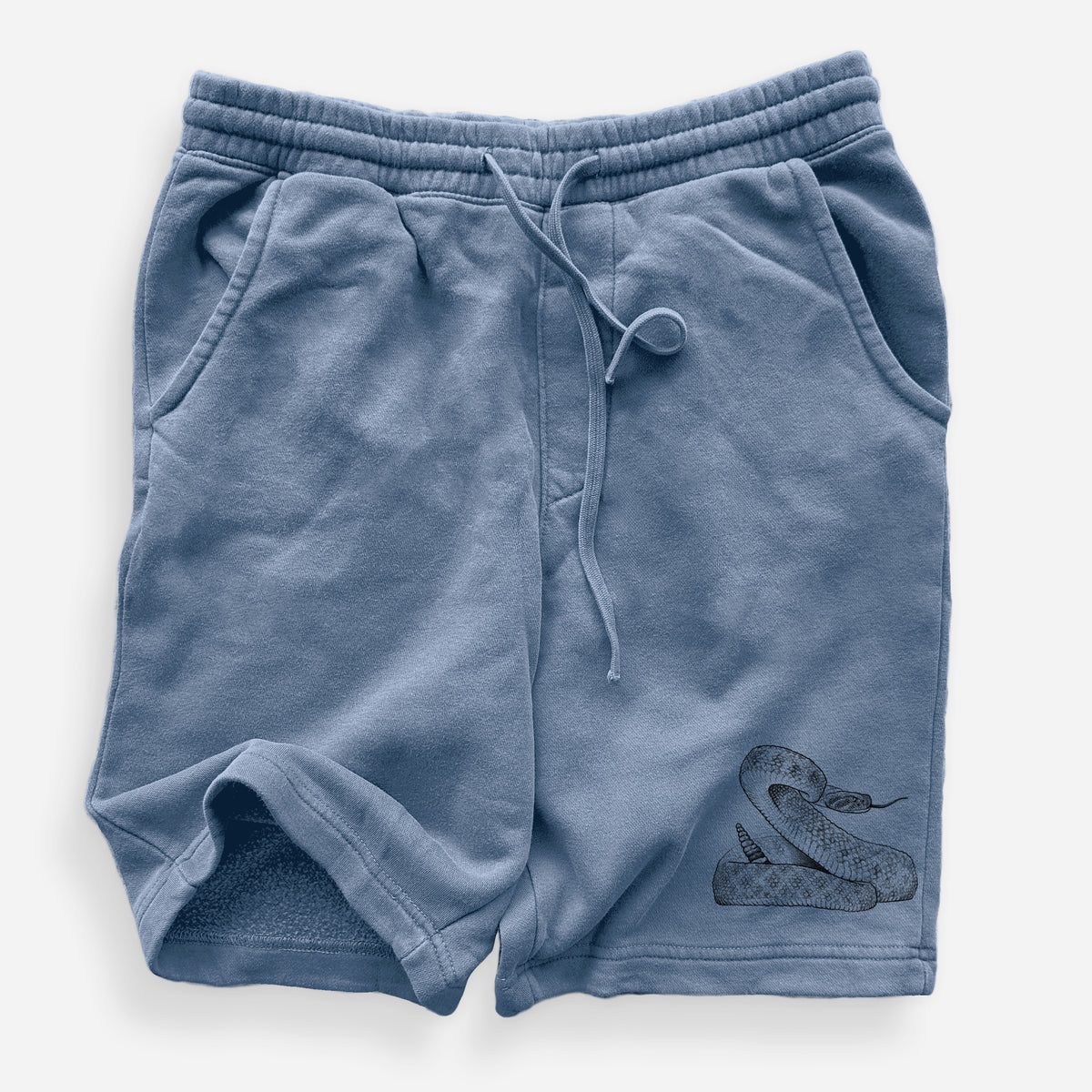Western Diamondback Rattlesnake - Crotalus atrox - Unisex Pigment Dyed Shorts