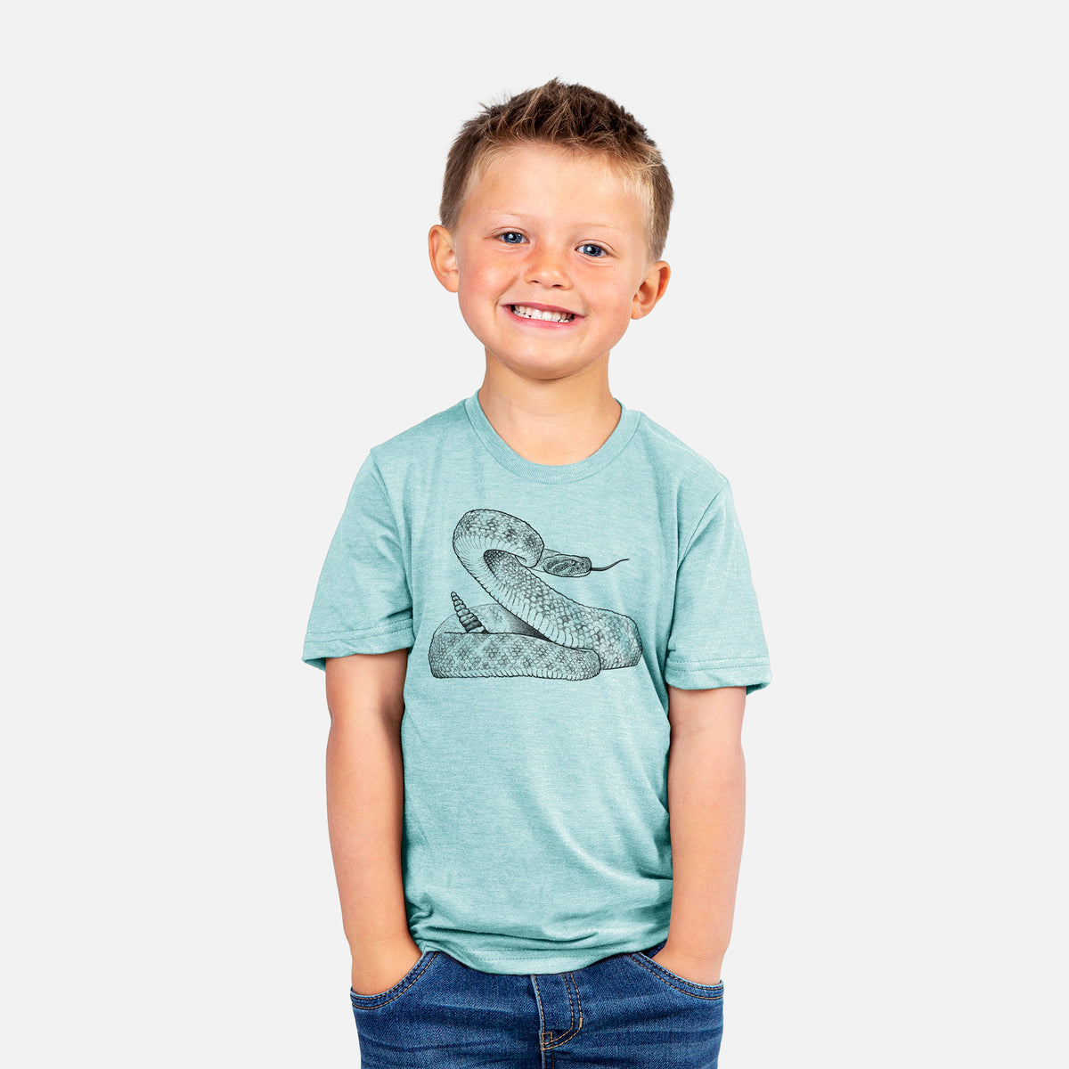 Western Diamondback Rattlesnake - Crotalus atrox - Youth Shirt