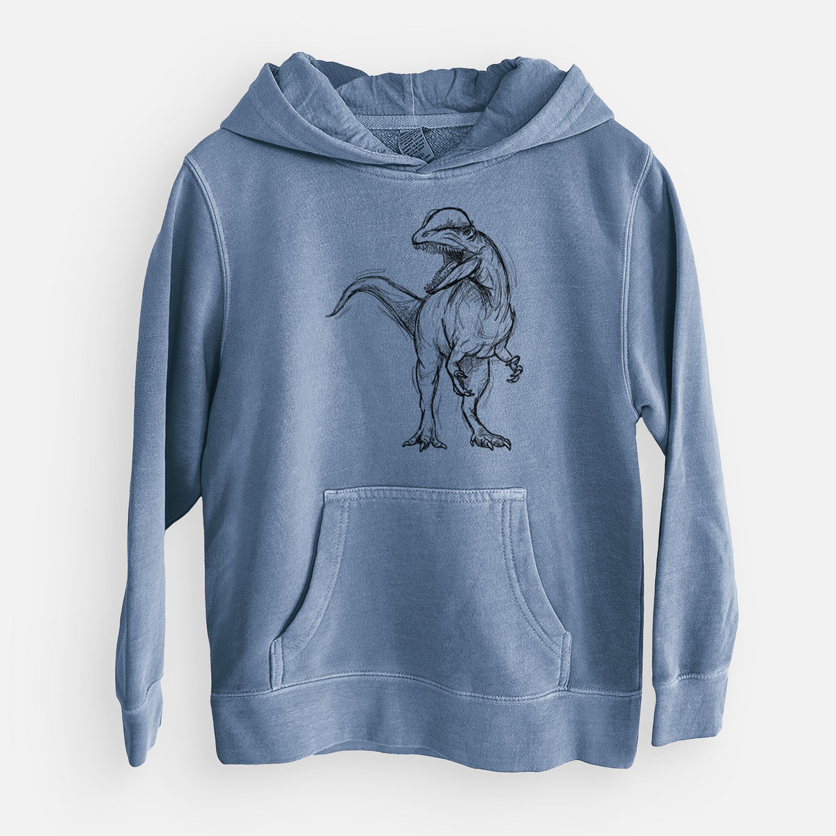 Dilophosaurus Wetherilli - Youth Pigment Dyed Hoodie