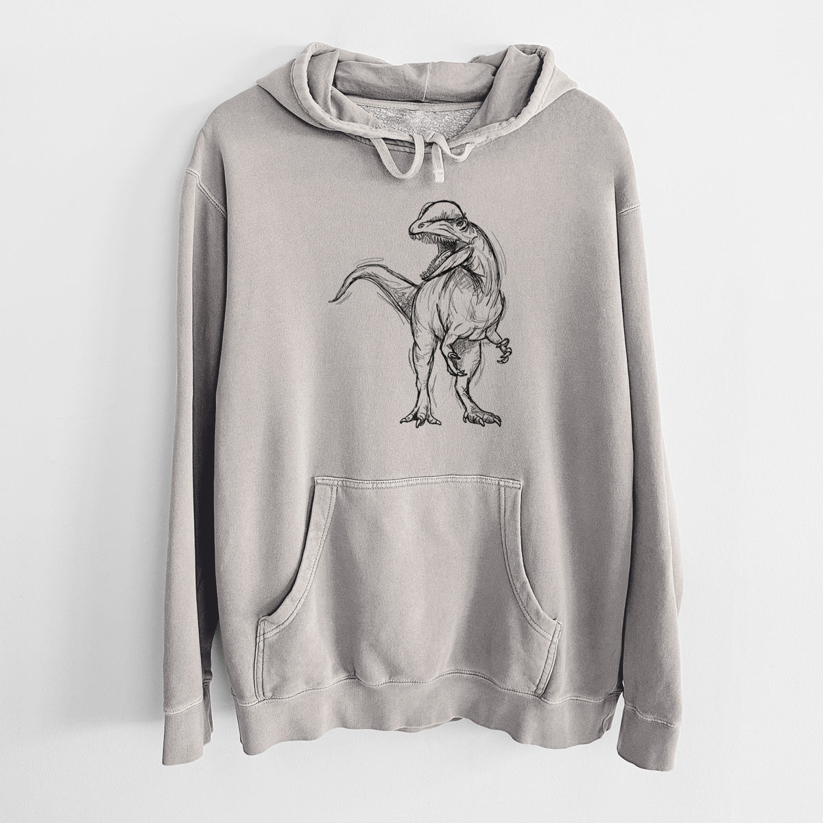 Dilophosaurus Wetherilli - Unisex Pigment Dyed Hoodie