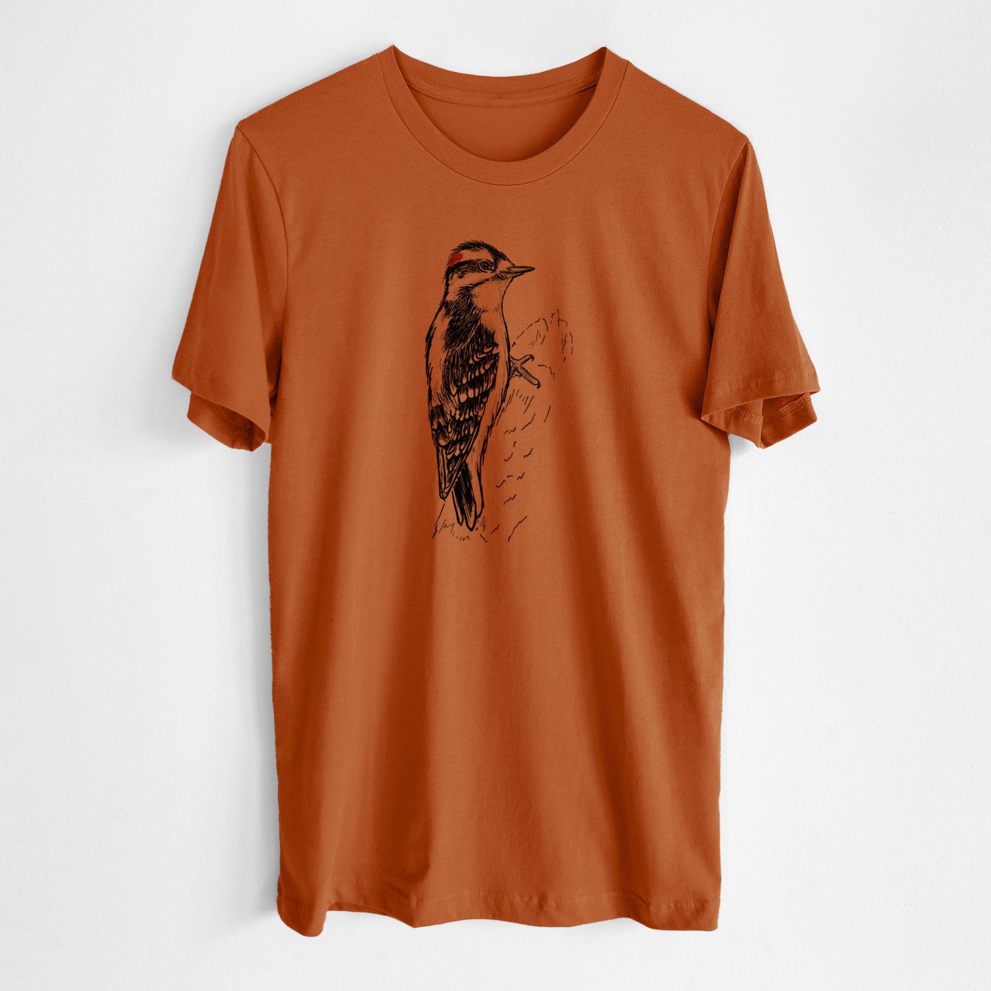 Downy Woodpecker - Picoides pubescens - Lightweight 100% Cotton Unisex Crewneck