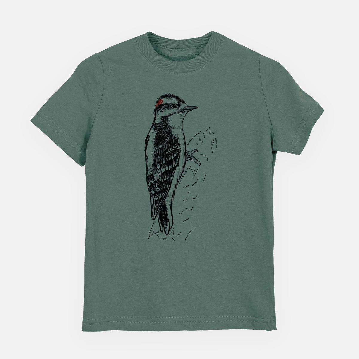 Downy Woodpecker - Picoides pubescens - Youth Shirt