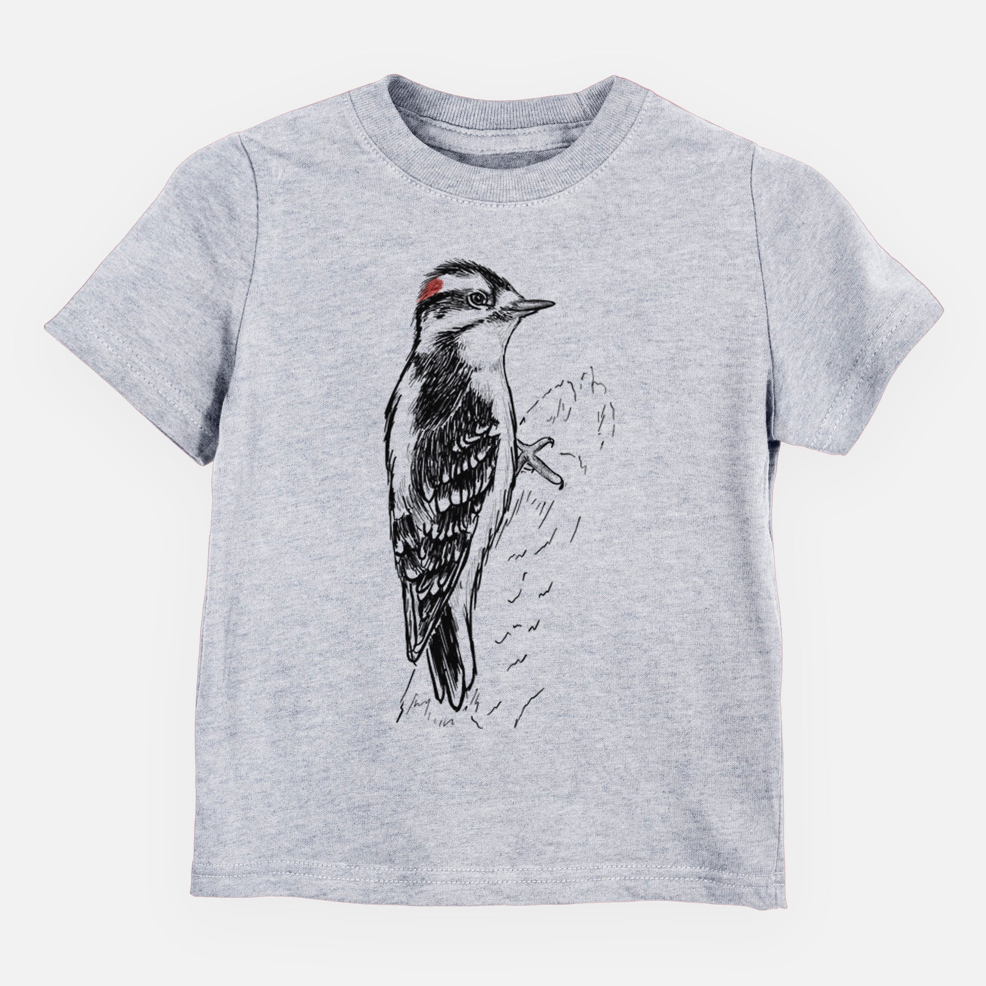 Downy Woodpecker - Picoides pubescens - Toddler/Youth Shirt