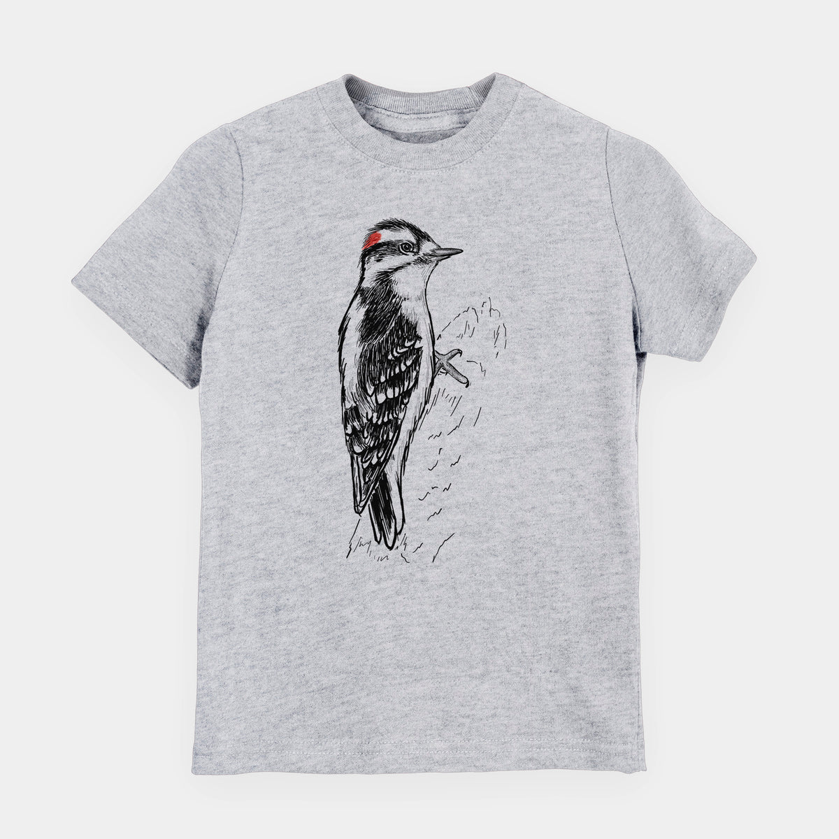 Downy Woodpecker - Picoides pubescens - Youth Shirt