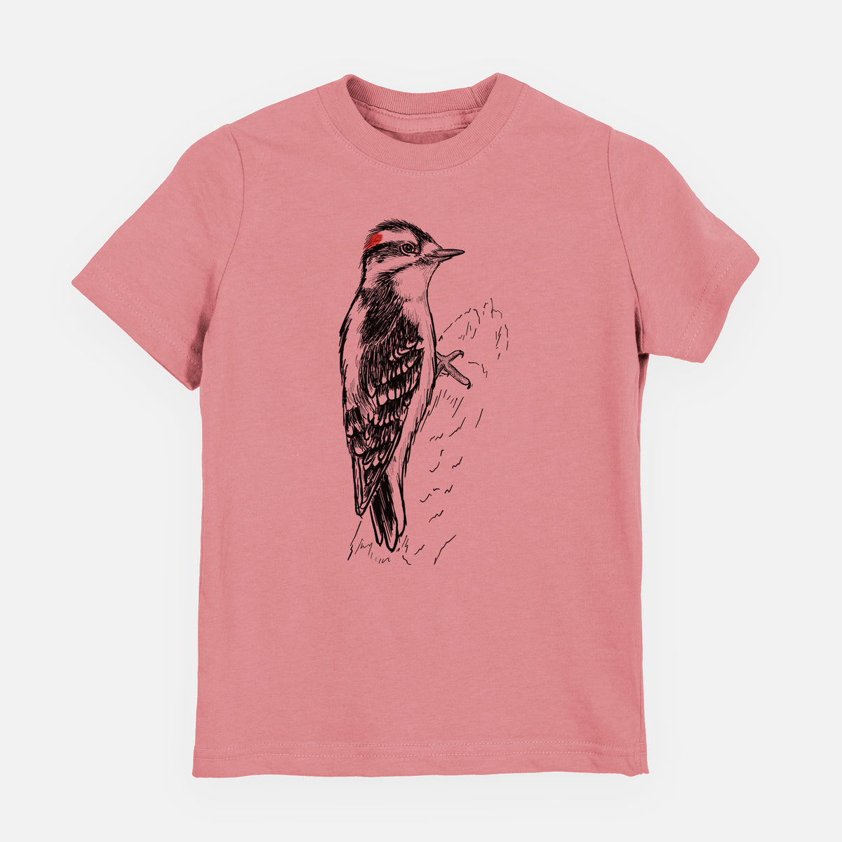 Downy Woodpecker - Picoides pubescens - Youth Shirt