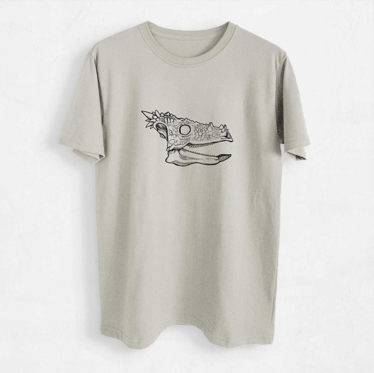 Dracorex Skull - Heavyweight Men&#39;s 100% Organic Cotton Tee