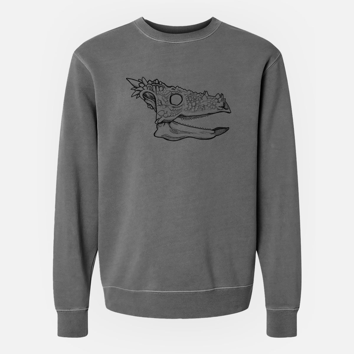 Dracorex Skull - Unisex Pigment Dyed Crew Sweatshirt