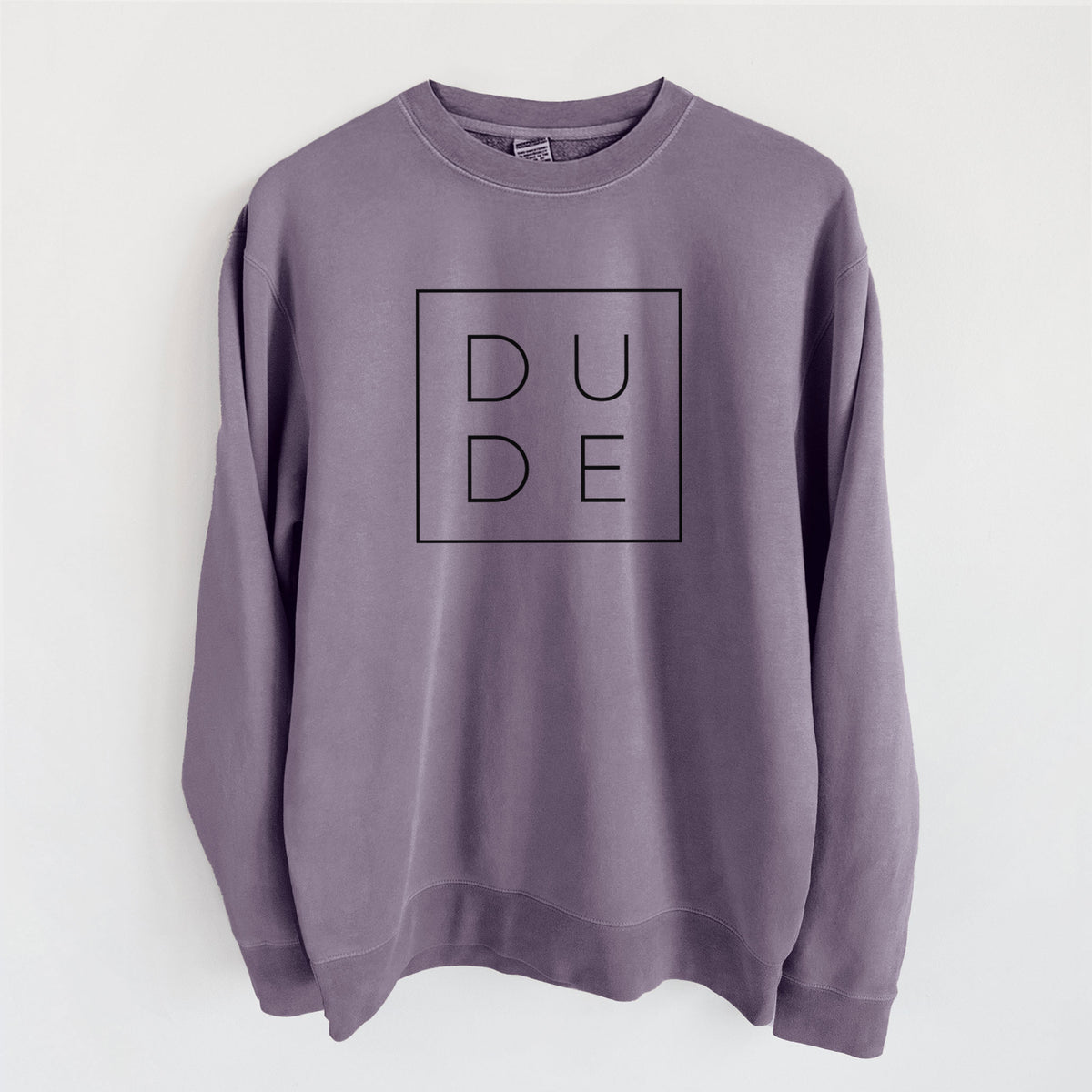 Dude Boxed - Unisex Pigment Dyed Crew Sweatshirt