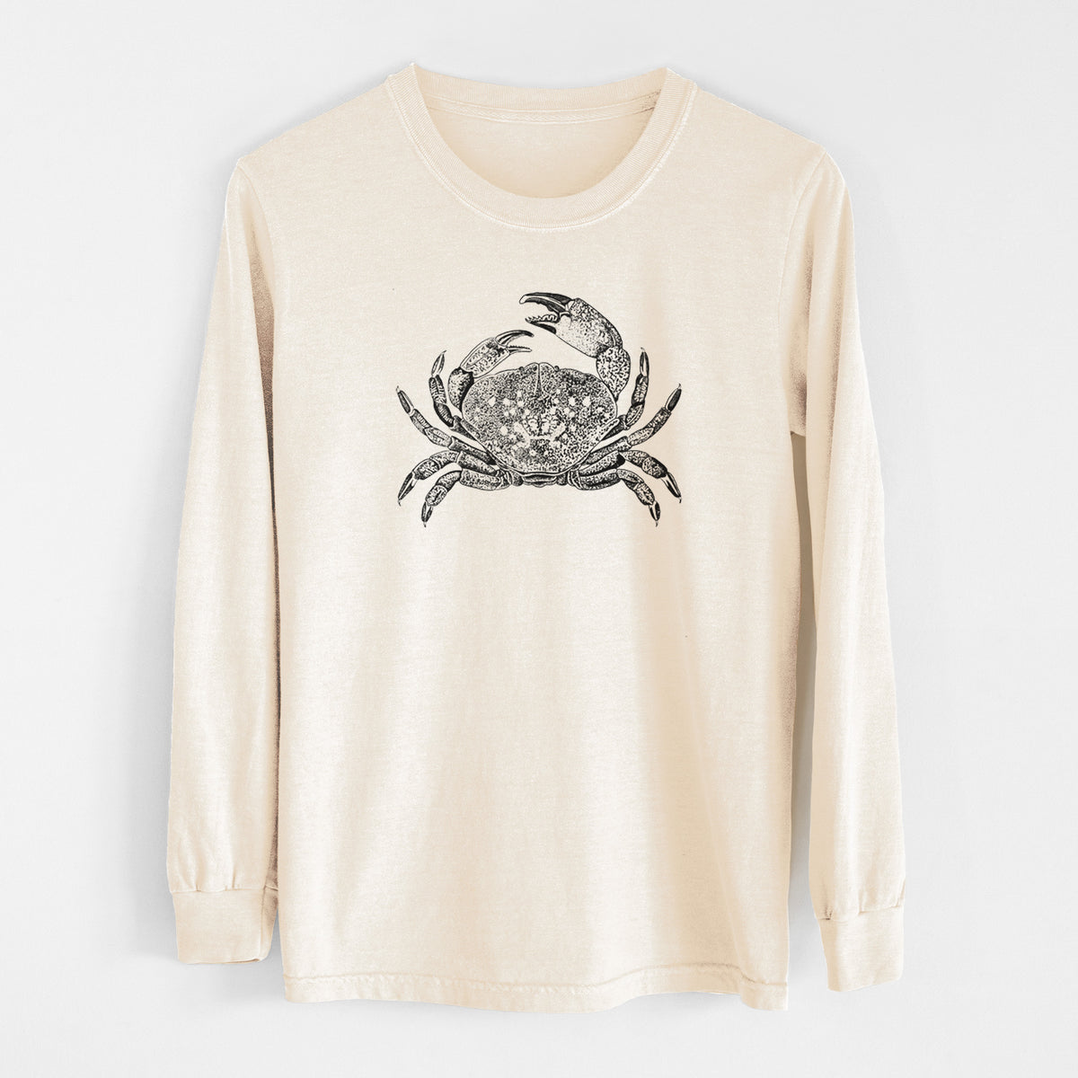 Dungeness Crab - Unisex Comfort Colors 100% Cotton Long Sleeve