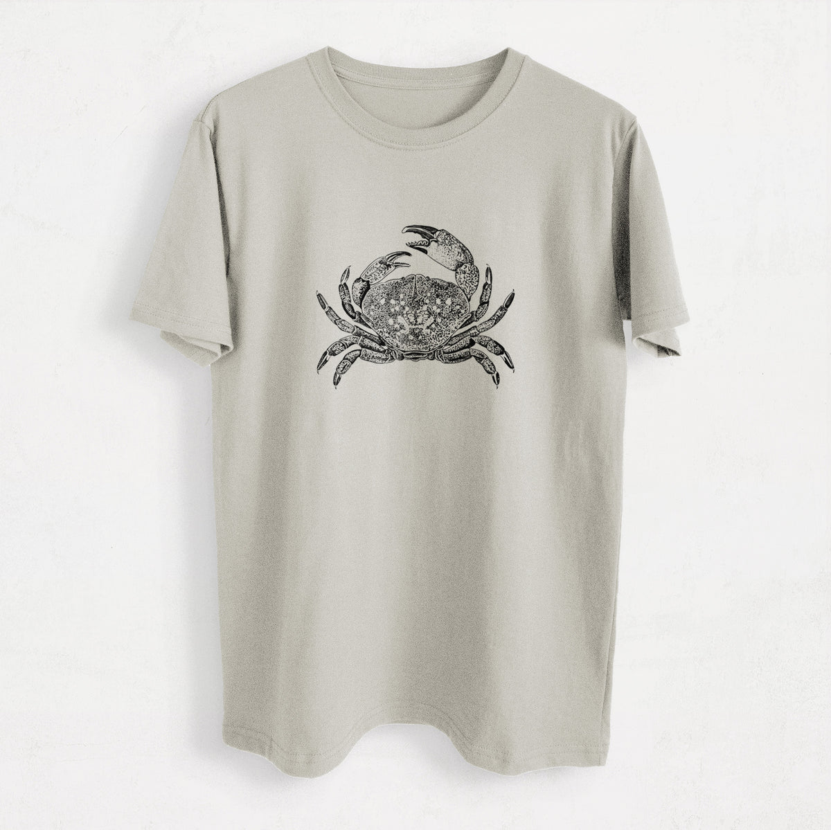 Dungeness Crab - Heavyweight Men&#39;s 100% Organic Cotton Tee