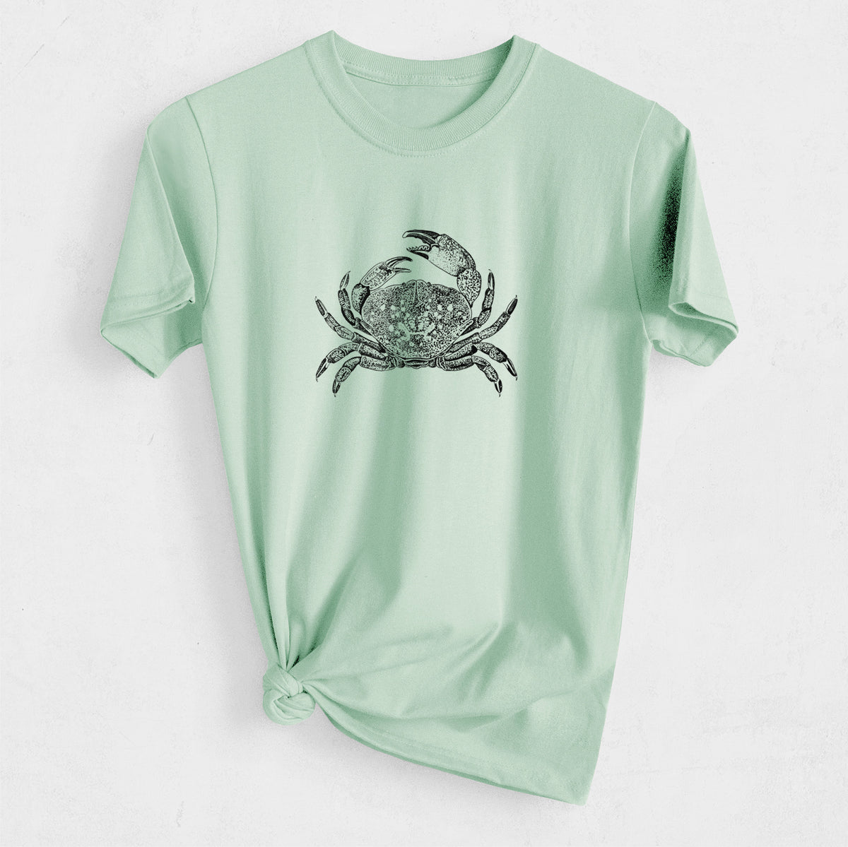 Dungeness Crab - Heavyweight Men&#39;s 100% Organic Cotton Tee