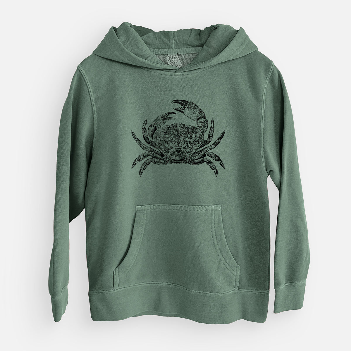 Dungeness Crab - Youth Pigment Dyed Hoodie