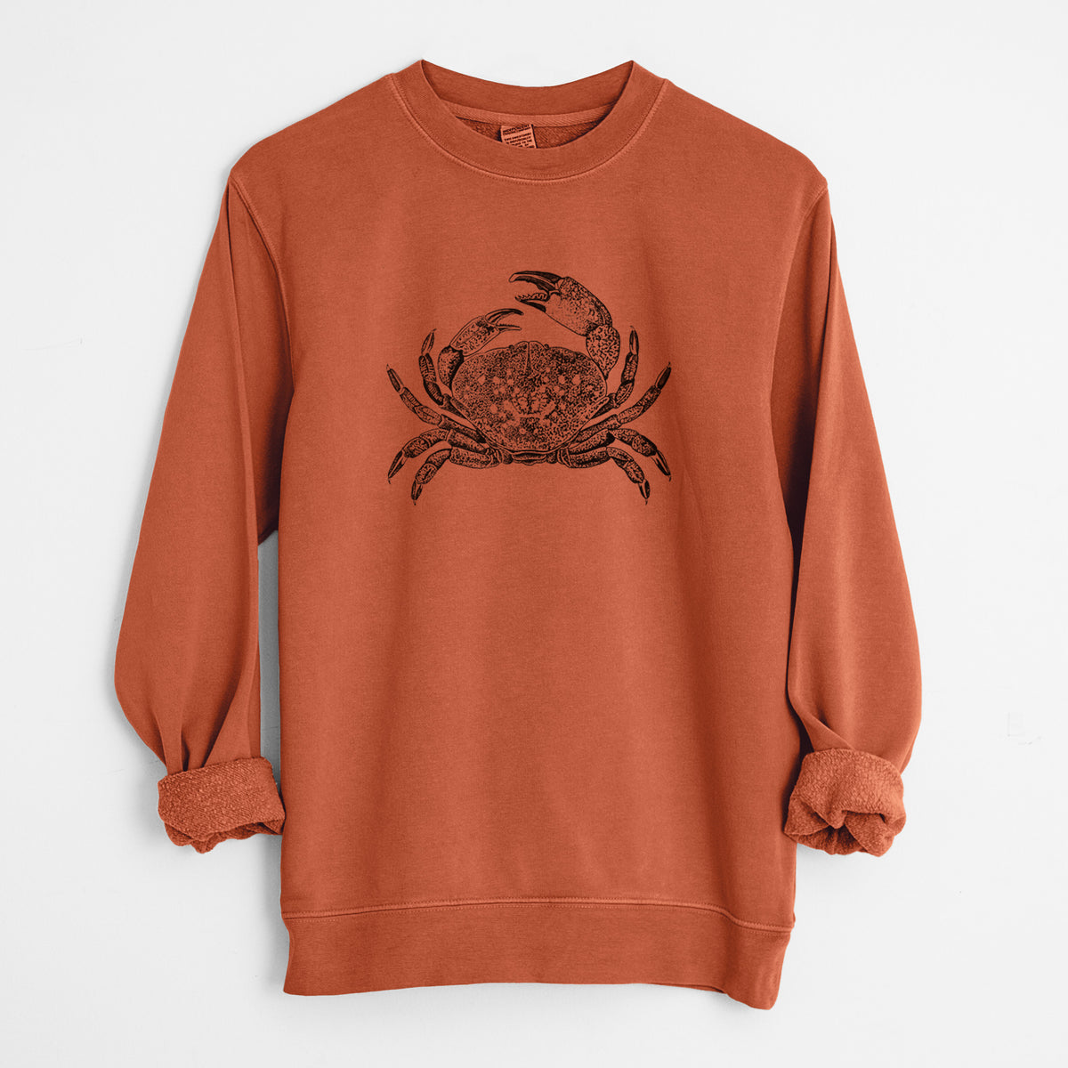 Dungeness Crab - Unisex Pigment Dyed Crew Sweatshirt
