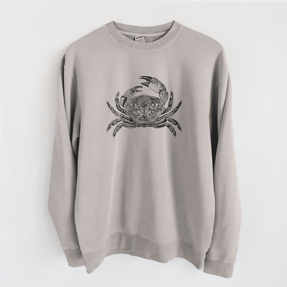 Dungeness Crab - Unisex Pigment Dyed Crew Sweatshirt
