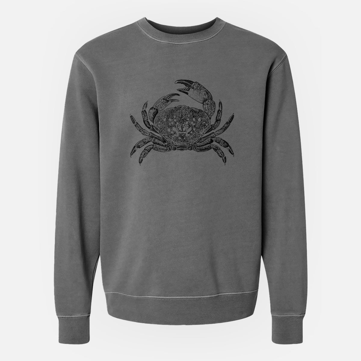 Dungeness Crab - Unisex Pigment Dyed Crew Sweatshirt