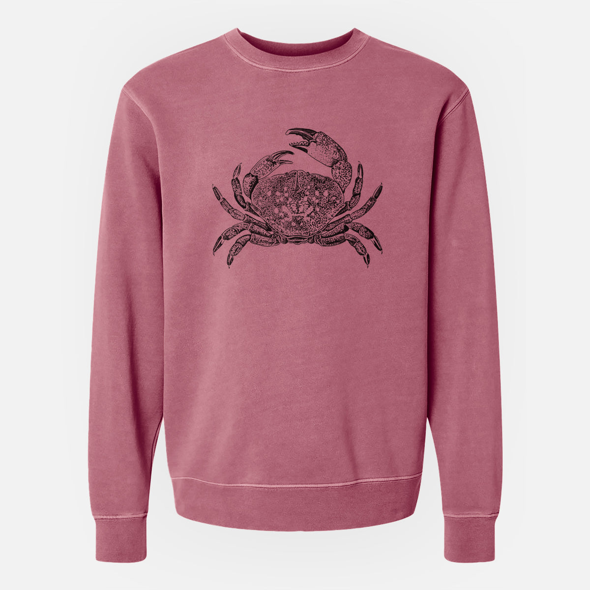 Dungeness Crab - Unisex Pigment Dyed Crew Sweatshirt