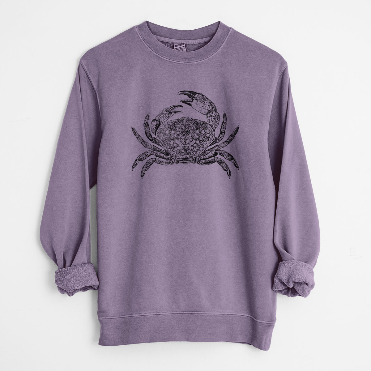 Dungeness Crab - Unisex Pigment Dyed Crew Sweatshirt