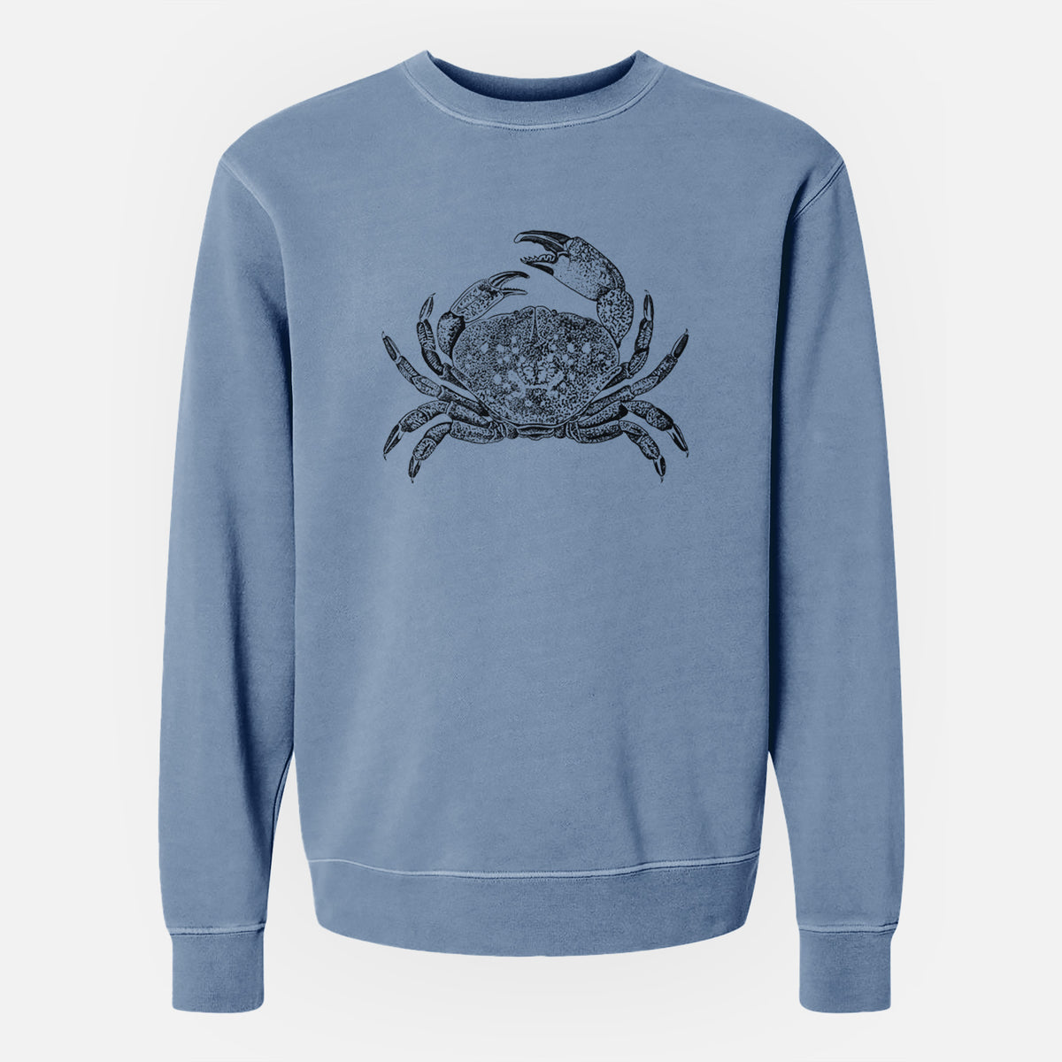 Dungeness Crab - Unisex Pigment Dyed Crew Sweatshirt