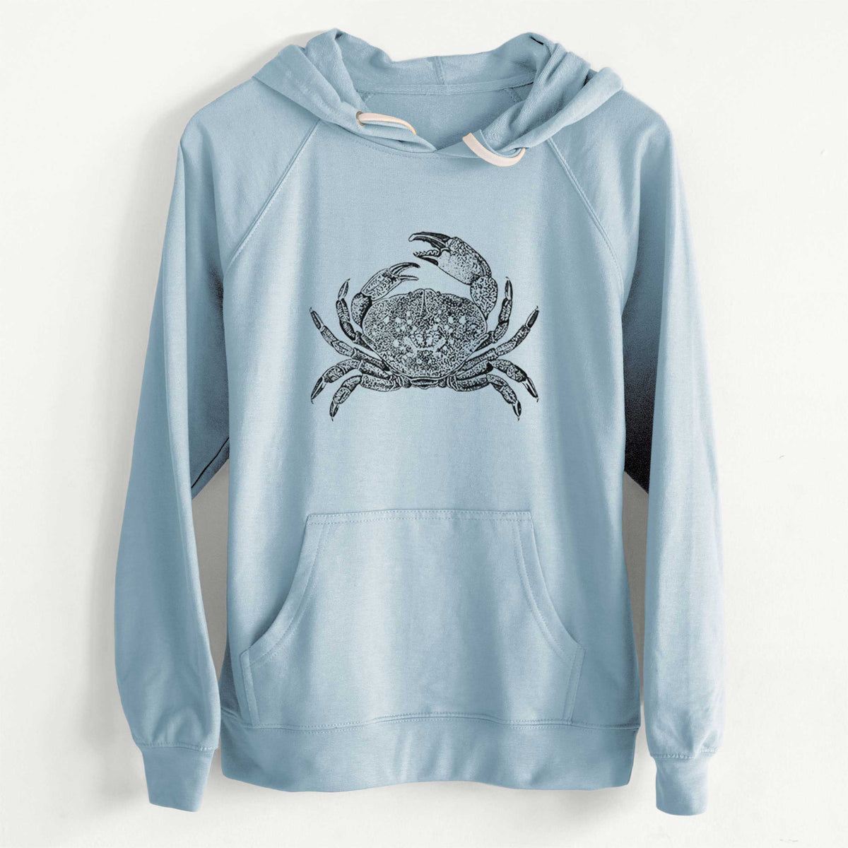 CLEARANCE - Dungeness Crab  - Unisex Slim Fit Loopback Terry Hoodie