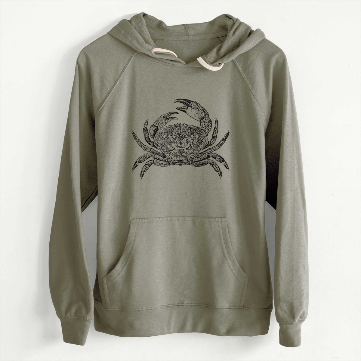 CLEARANCE - Dungeness Crab  - Unisex Slim Fit Loopback Terry Hoodie