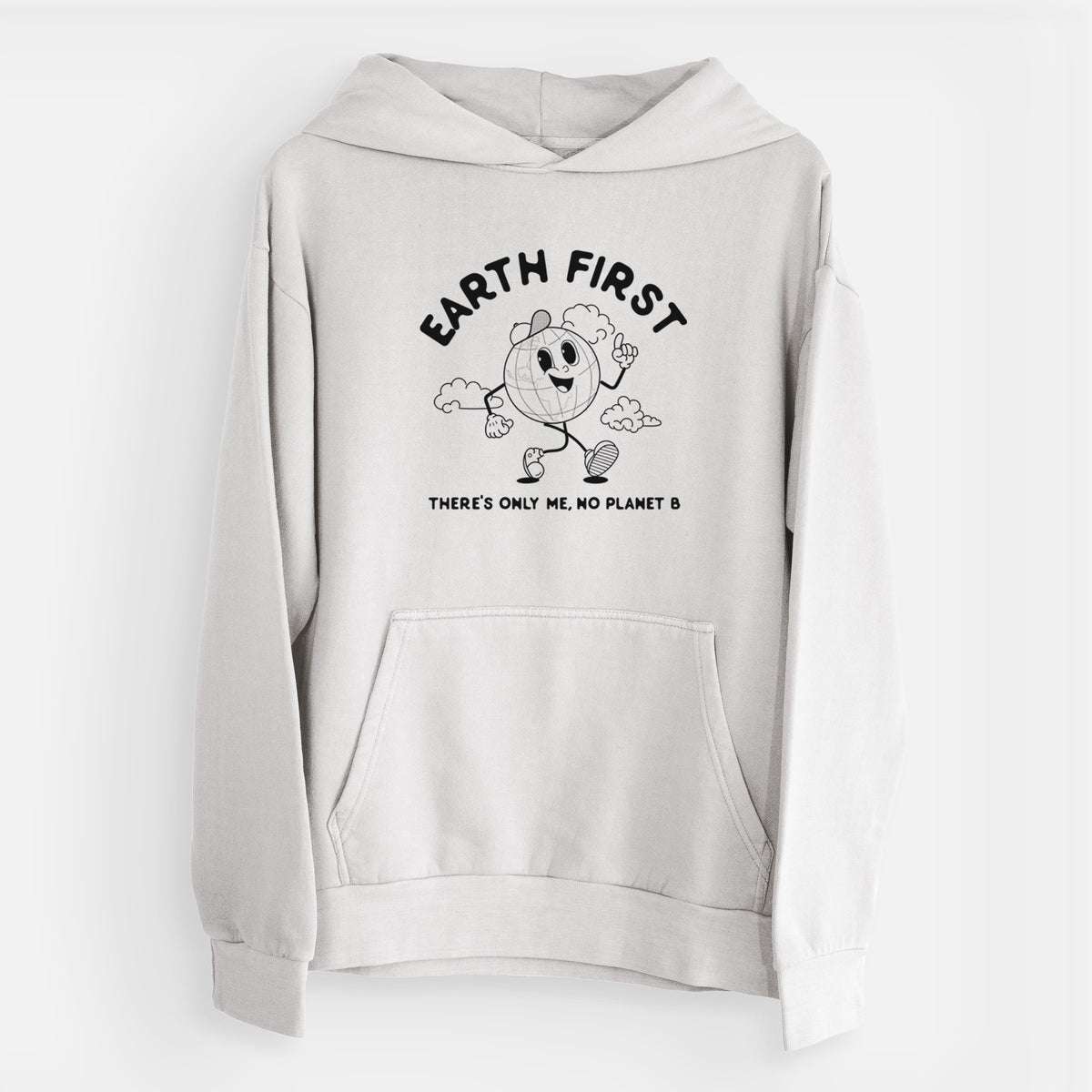 Earth First - There&#39;s Only Me, No Planet B  - Urban Heavyweight Hoodie