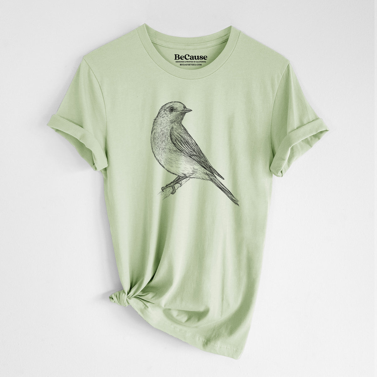 Eastern Bluebird - Sialia sialis - Lightweight 100% Cotton Unisex Crewneck