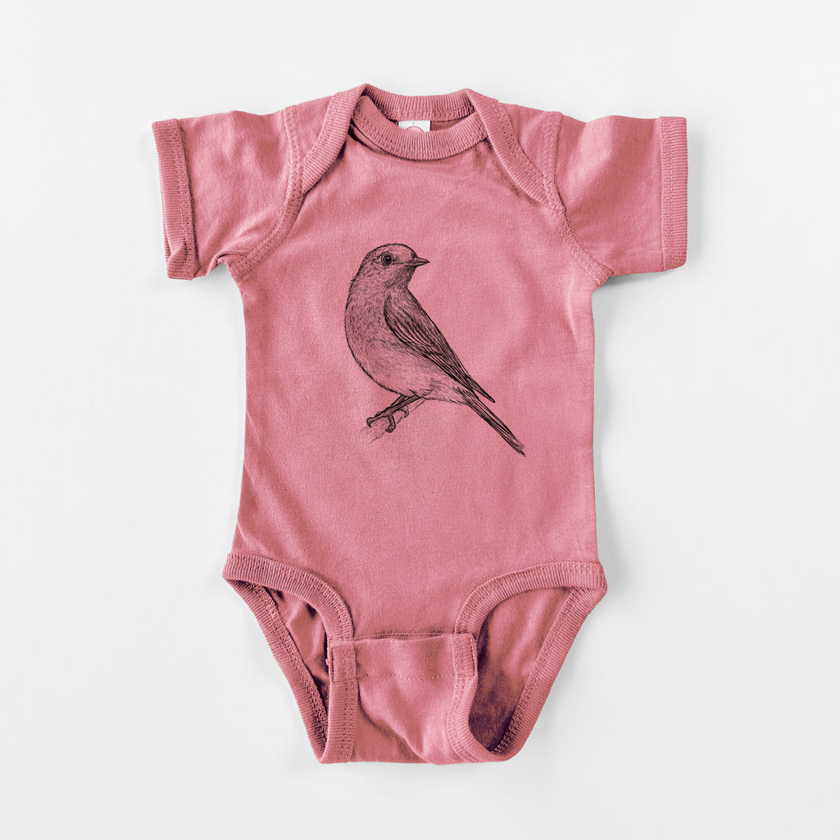 Eastern Bluebird - Sialia sialis - Baby Fine Jersey Bodysuit
