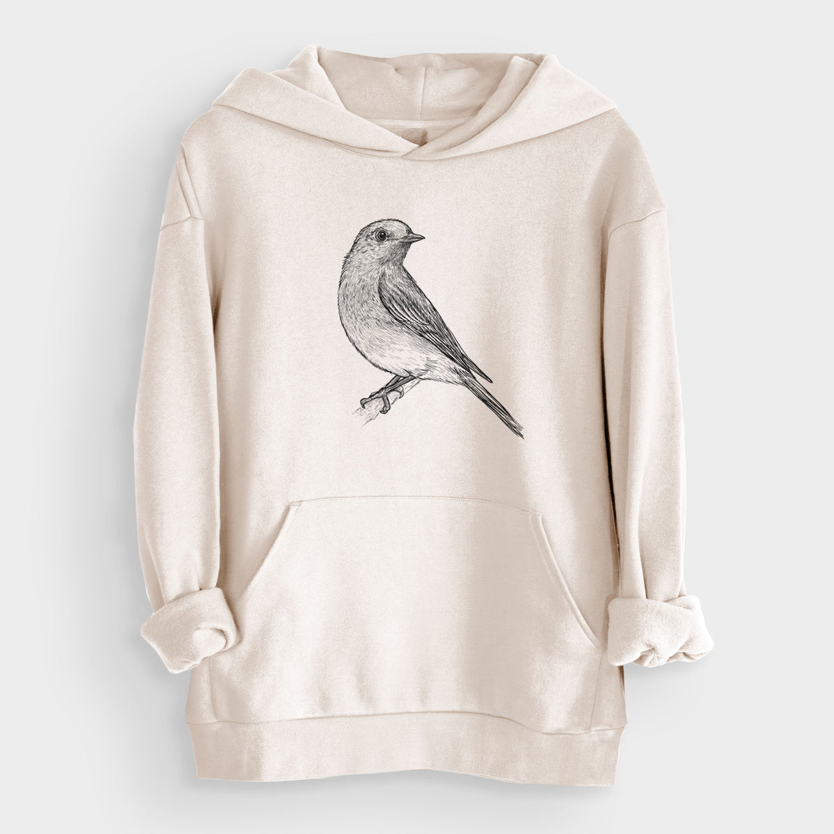 Eastern Bluebird - Sialia sialis  - Bodega Midweight Hoodie