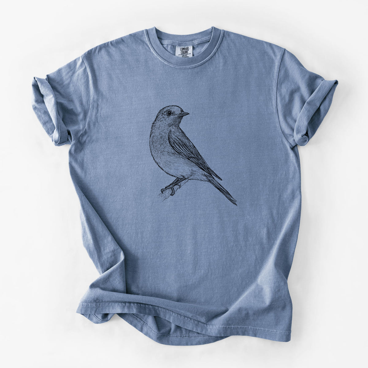 Eastern Bluebird - Sialia sialis - Unisex Comfort Colors Garment-Dyed Heavyweight T-shirt