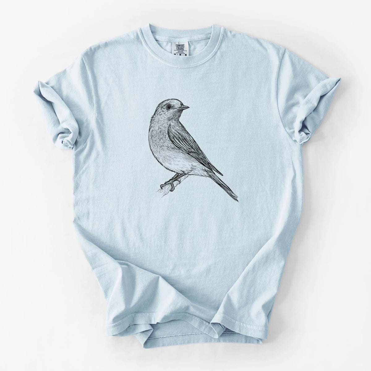 Eastern Bluebird - Sialia sialis - Unisex Comfort Colors Garment-Dyed Heavyweight T-shirt