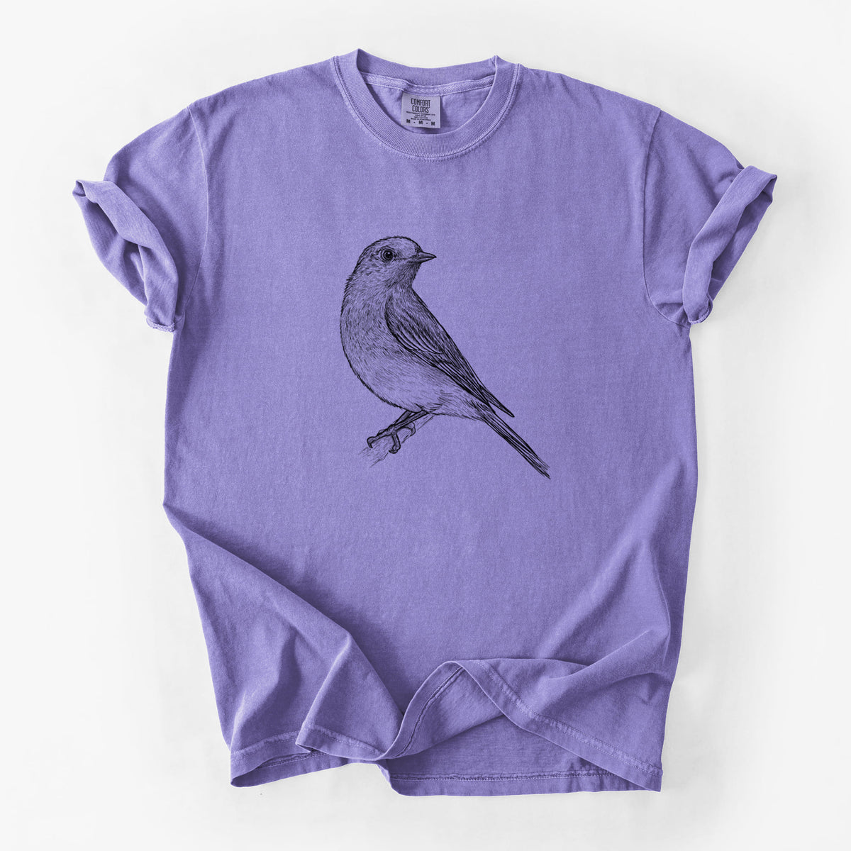 Eastern Bluebird - Sialia sialis - Unisex Comfort Colors Garment-Dyed Heavyweight T-shirt