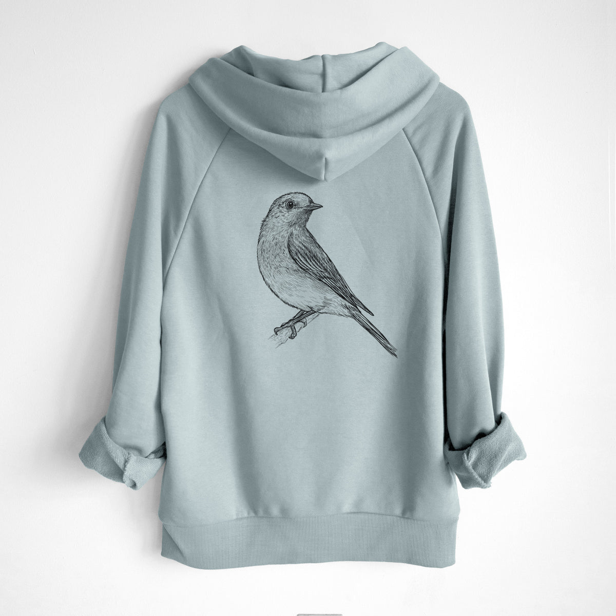 Eastern Bluebird - Sialia sialis - UltraLuxe Heavyweight French Terry Hoodie