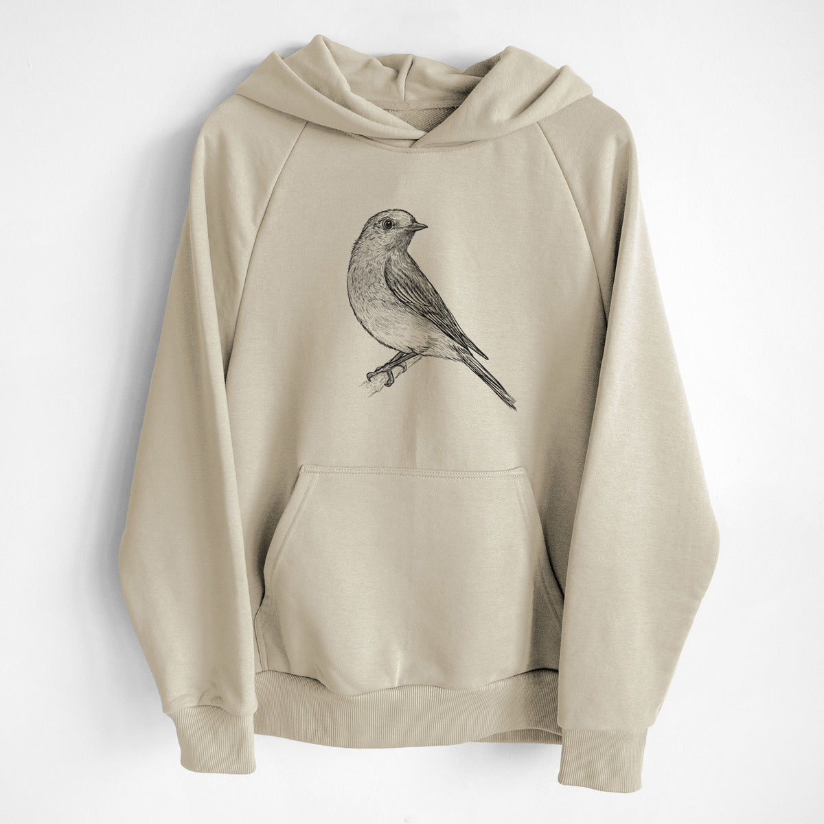 Eastern Bluebird - Sialia sialis - UltraLuxe Heavyweight French Terry Hoodie