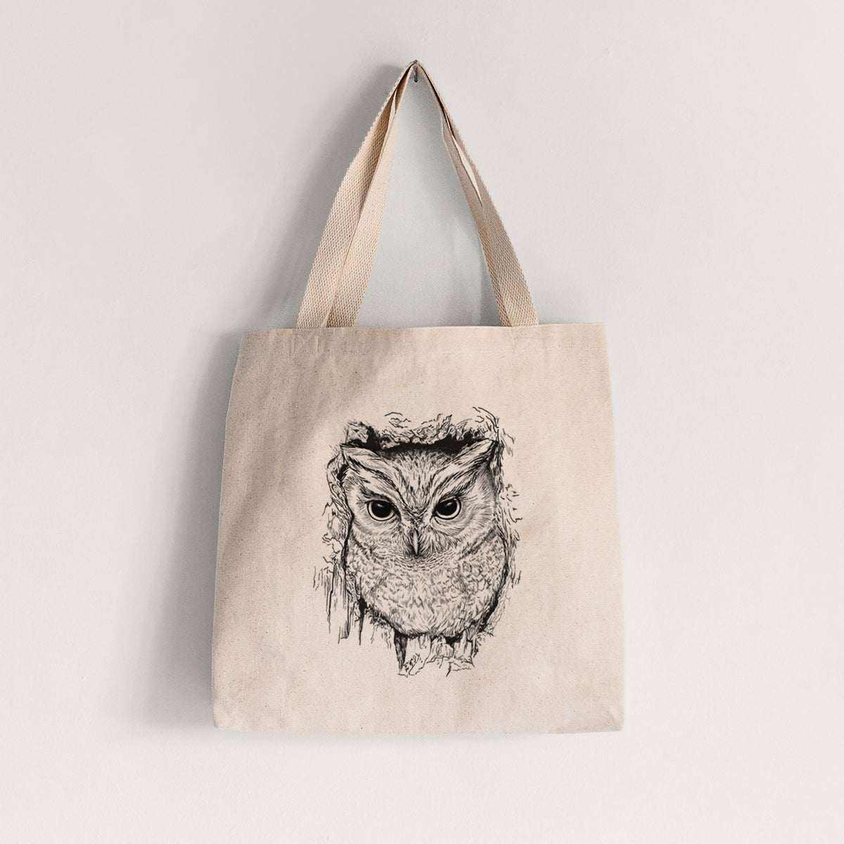Eastern Screech Owl - Megascops asio - Tote Bag