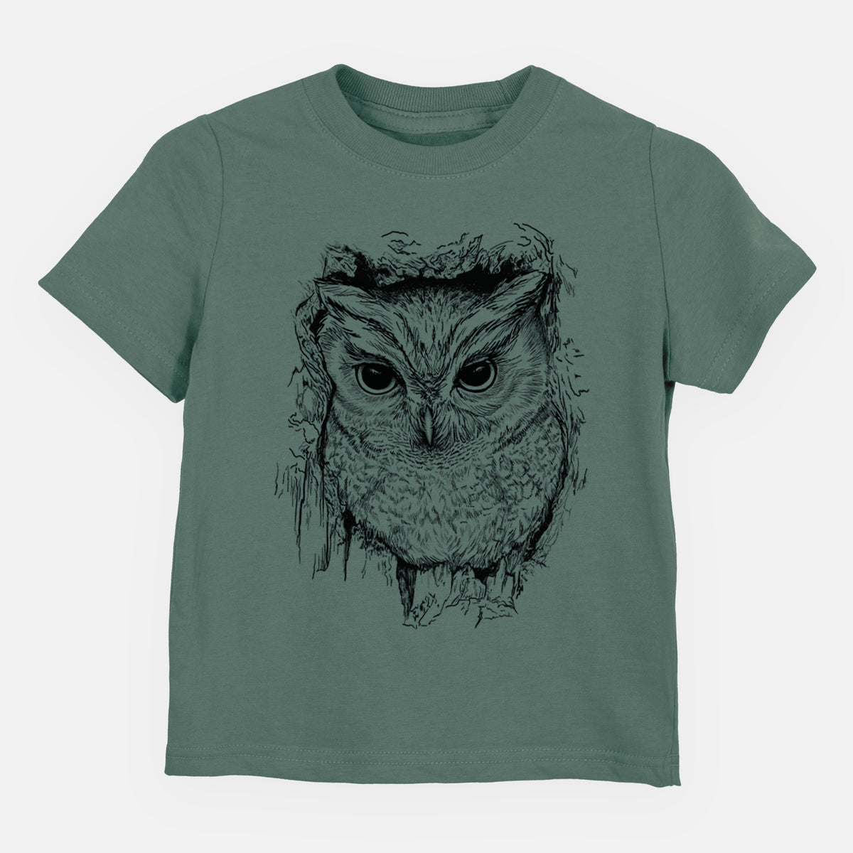 Eastern Screech Owl - Megascops asio - Toddler/Youth Shirt