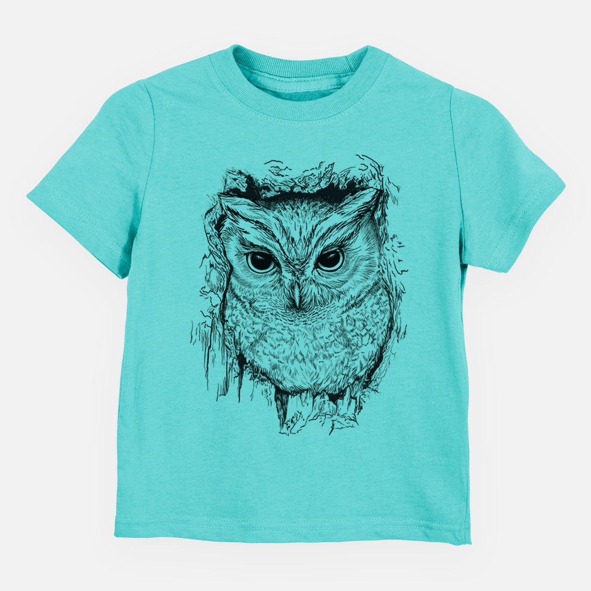 Eastern Screech Owl - Megascops asio - Toddler/Youth Shirt