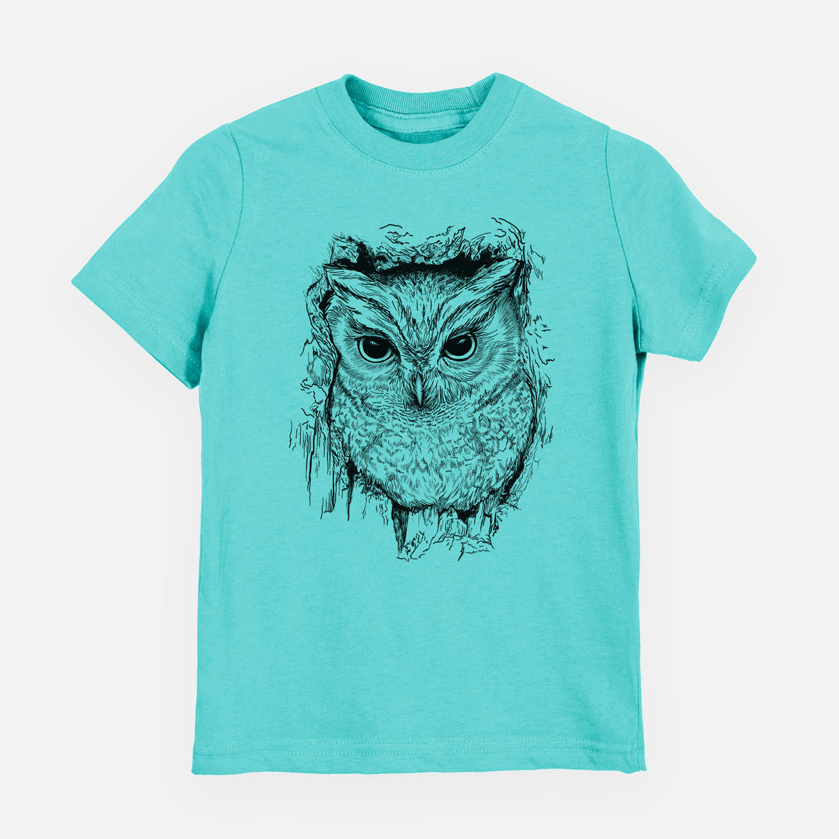 Eastern Screech Owl - Megascops asio - Toddler/Youth Shirt