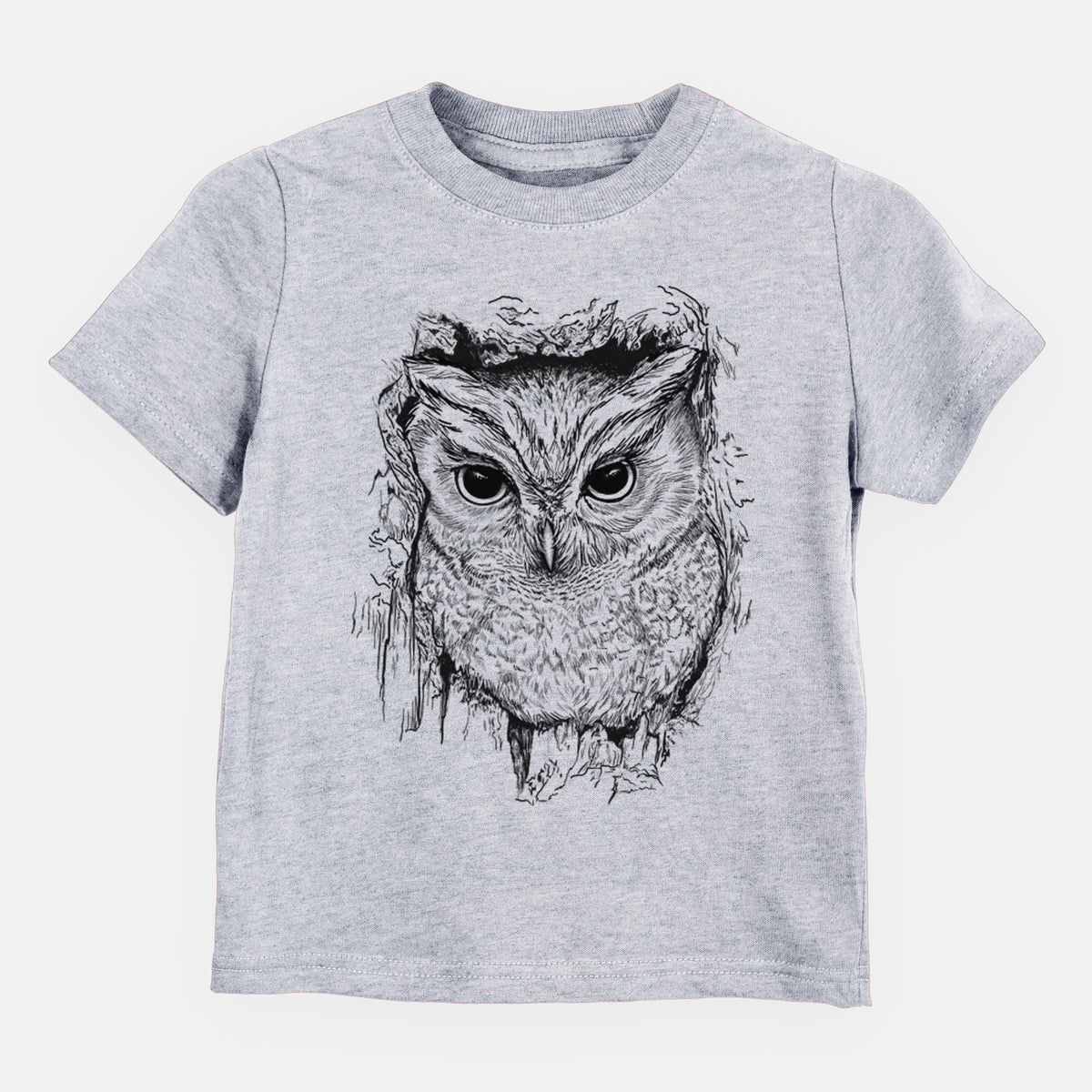 Eastern Screech Owl - Megascops asio - Toddler/Youth Shirt