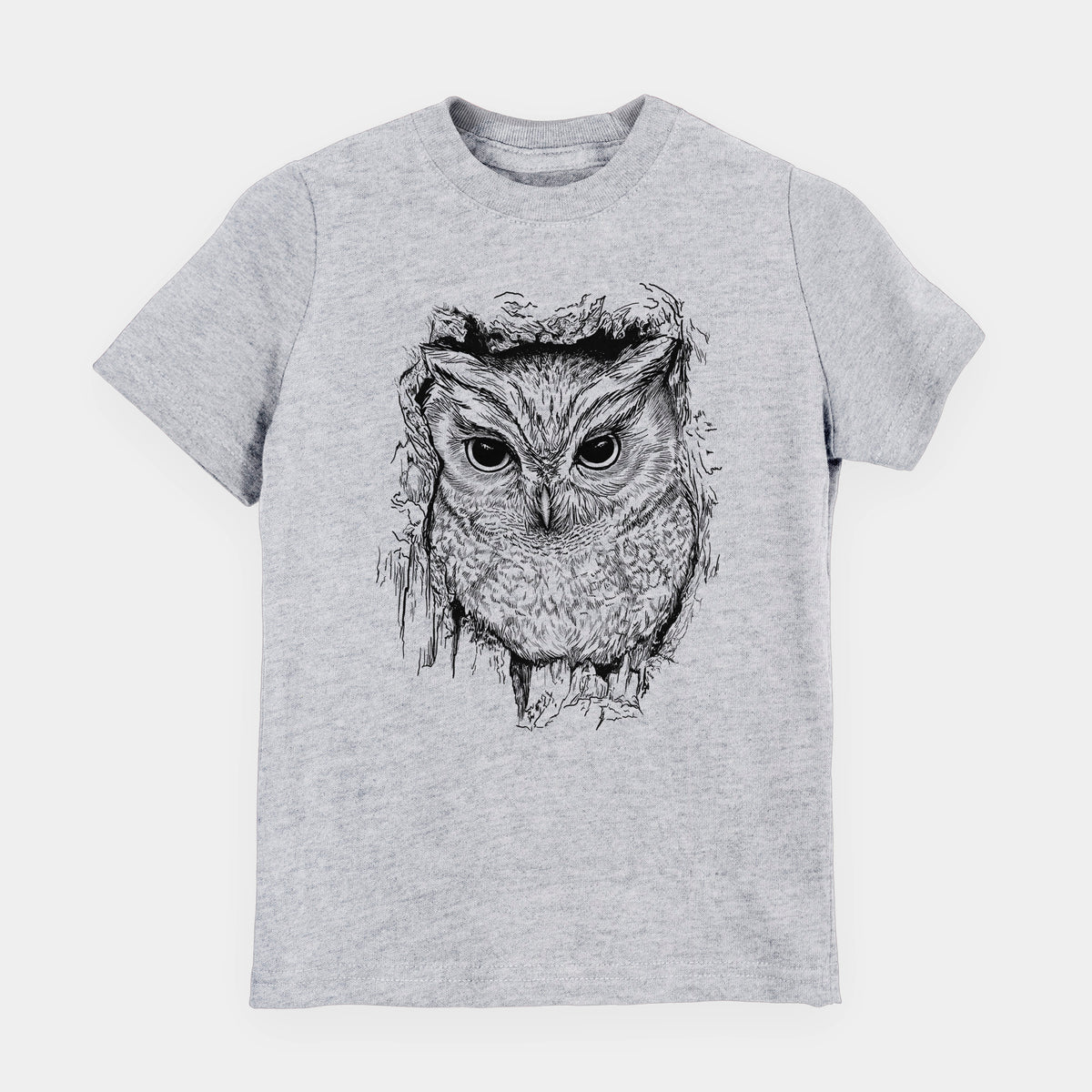 Eastern Screech Owl - Megascops asio - Toddler/Youth Shirt