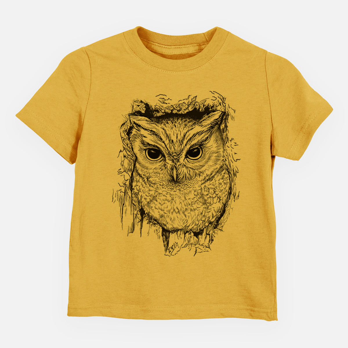Eastern Screech Owl - Megascops asio - Toddler/Youth Shirt
