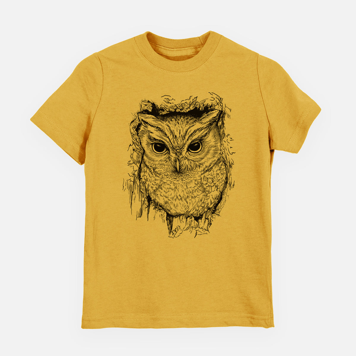 Eastern Screech Owl - Megascops asio - Toddler/Youth Shirt