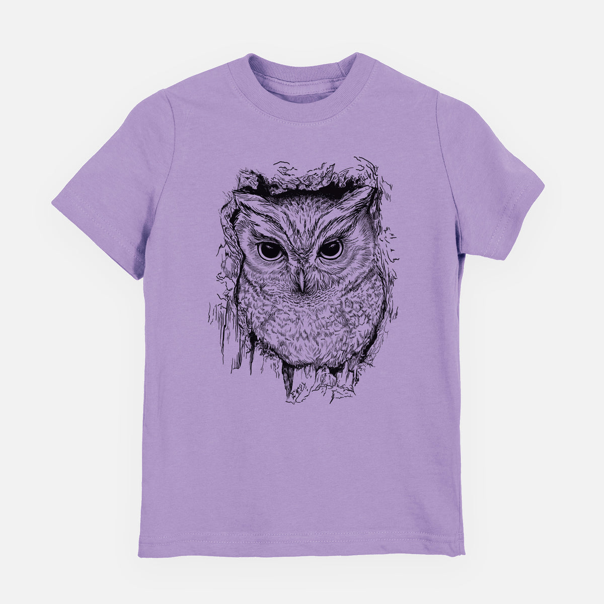 Eastern Screech Owl - Megascops asio - Toddler/Youth Shirt