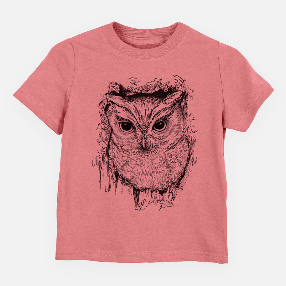 Eastern Screech Owl - Megascops asio - Toddler/Youth Shirt