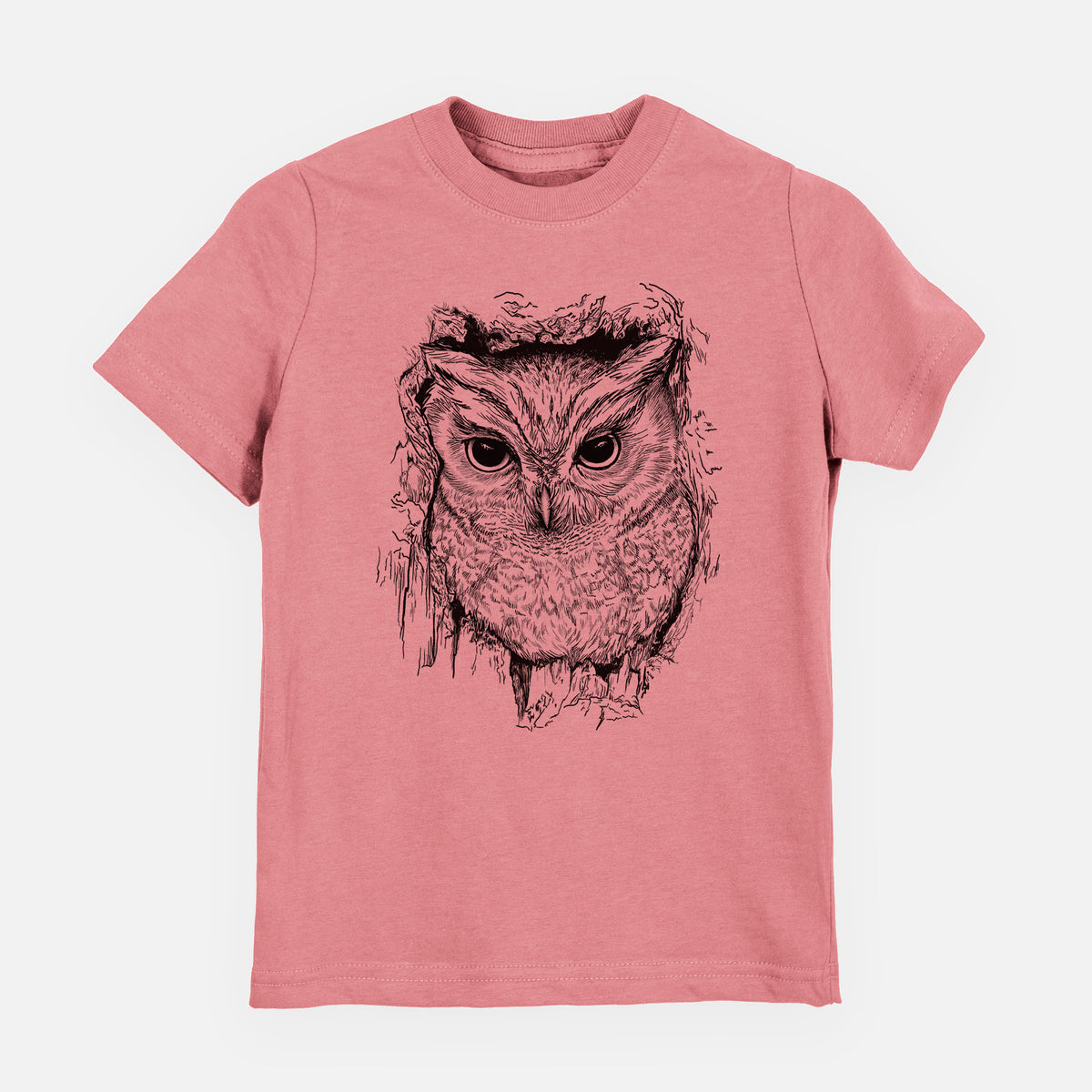 Eastern Screech Owl - Megascops asio - Toddler/Youth Shirt