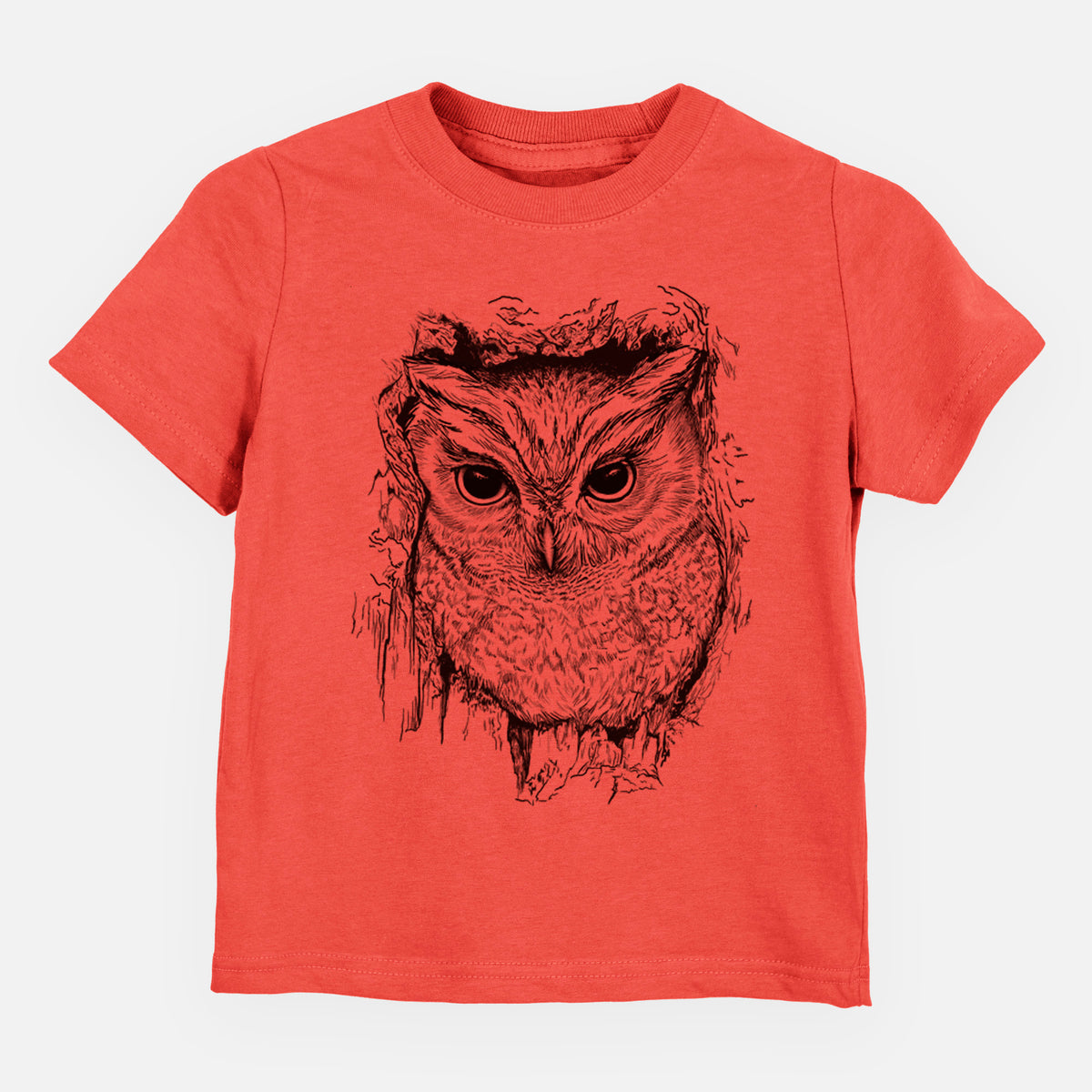 Eastern Screech Owl - Megascops asio - Toddler/Youth Shirt